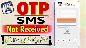 Allied Bank OTP Not Received | Allied Bank OTP | Allied Bank OTP Problem
