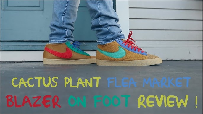 Th Objeción Calumnia Nike By You Cactus Plant Flea Market Blazer Mid Unboxing - YouTube