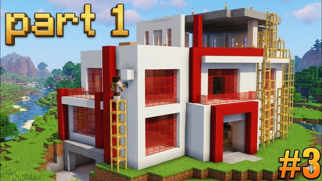 I build my house in Minecraft Part 1 #Chirag Gamerz# - YouTube