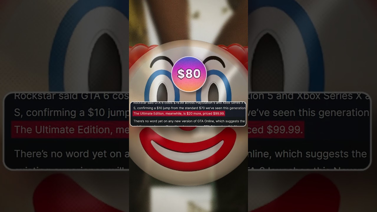 GTA 6 will cost HOW much?  💀 💸