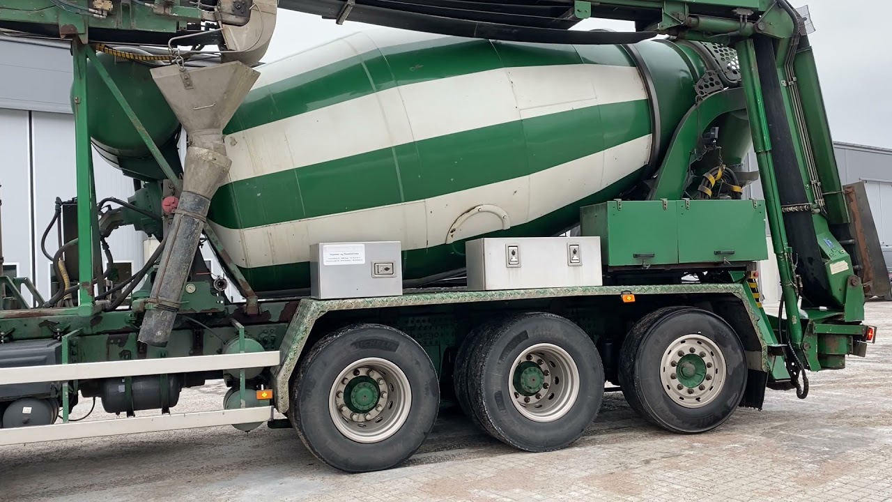 Köp Betongbil med band Volvo FM12 400