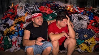 LE ROMPÍ TODAS SUS PLAYERAS DE FÚTBOL… Y ASÍ REACCIONÓ 😱