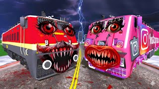 Instagram Train attack Haunted Train in Indian Bikes Driving 3d screenshot 5