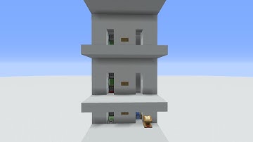 Elevator with floor selection Tutorial [Minecraft 1.16]