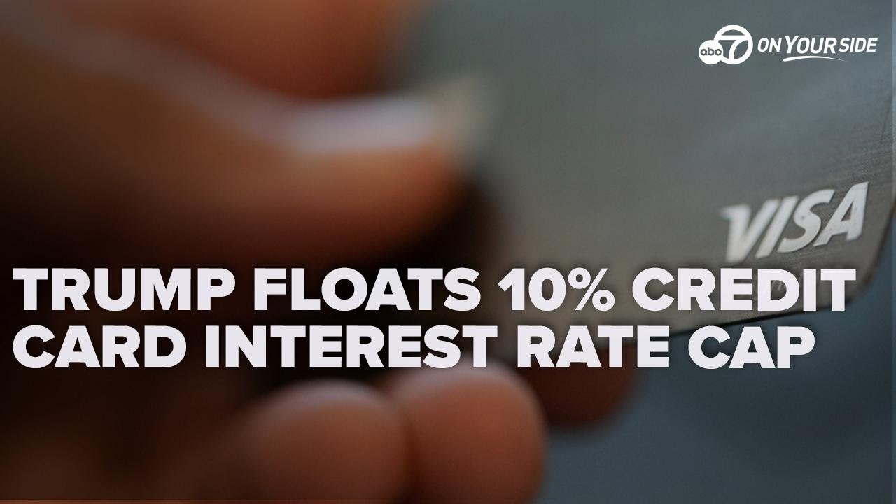 Trump floats 10% credit card interest rate cap as credit card debt hits record high