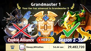 ANANAS SPEEDRUN META!? 🐉 New BEST Cookie Alliance S2-36 Easy - Hero Grandmaster 1 Guide