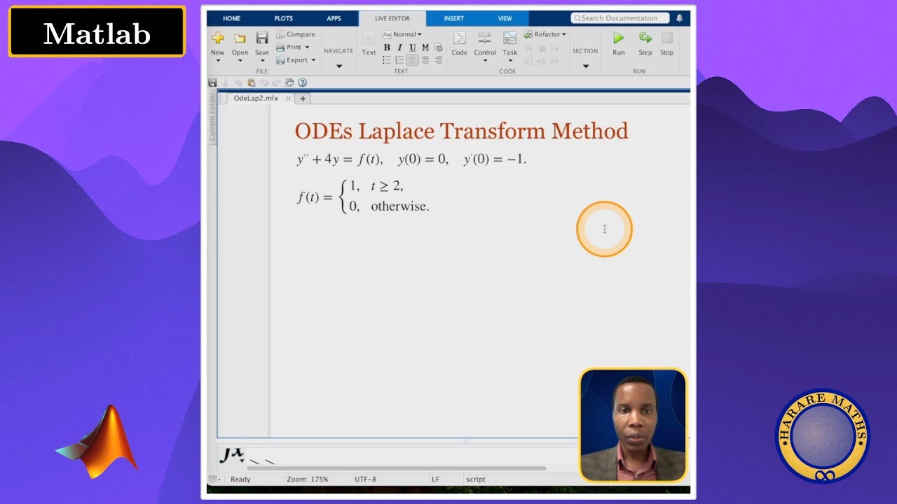 Matlab | Laplace transform method - YouTube