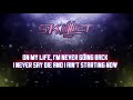 Skillet - Never Going Back [Lyric Video]