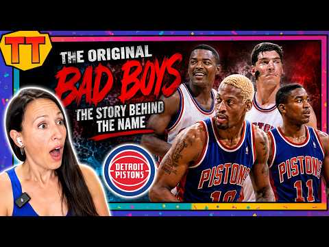 Tina Tries Reacting: Detroit Pistons: Bad Boys | The Story Behind the Name