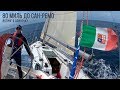 Одиночный переход на яхте| 80 миль до Сан-Ремо перед Giraglia Rolex Cup