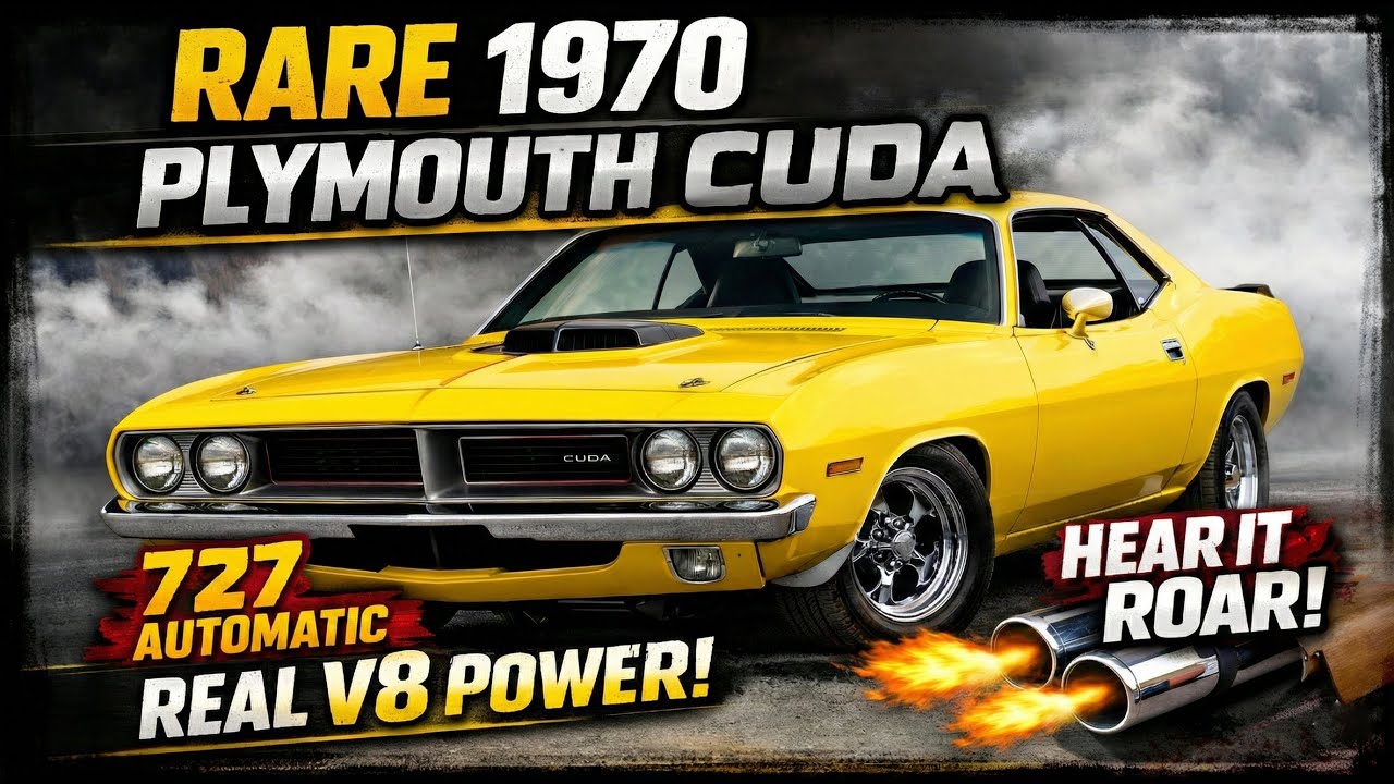 You Don't See These Anymore… 1970 Plymouth Cuda 727 Auto | Cold