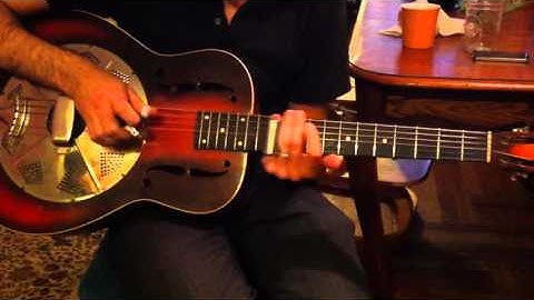 Slide Guitar Lesson In Open D By The Great Jeremiah Lockwood! My Sensei!