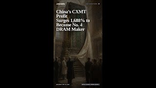 China’s CXMT Profit Surges 1,688% to Become No. 4 DRAM Maker #shorts