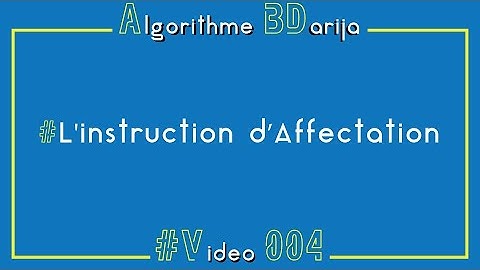 Algorithme BDarija 004 | L