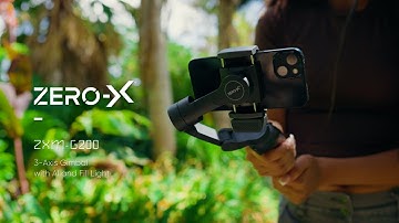 ZERO-X G200 | 3-AXIS GIMBAL WITH AI AND FILL LIGHT