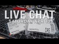 Live chat  saturday apr 13