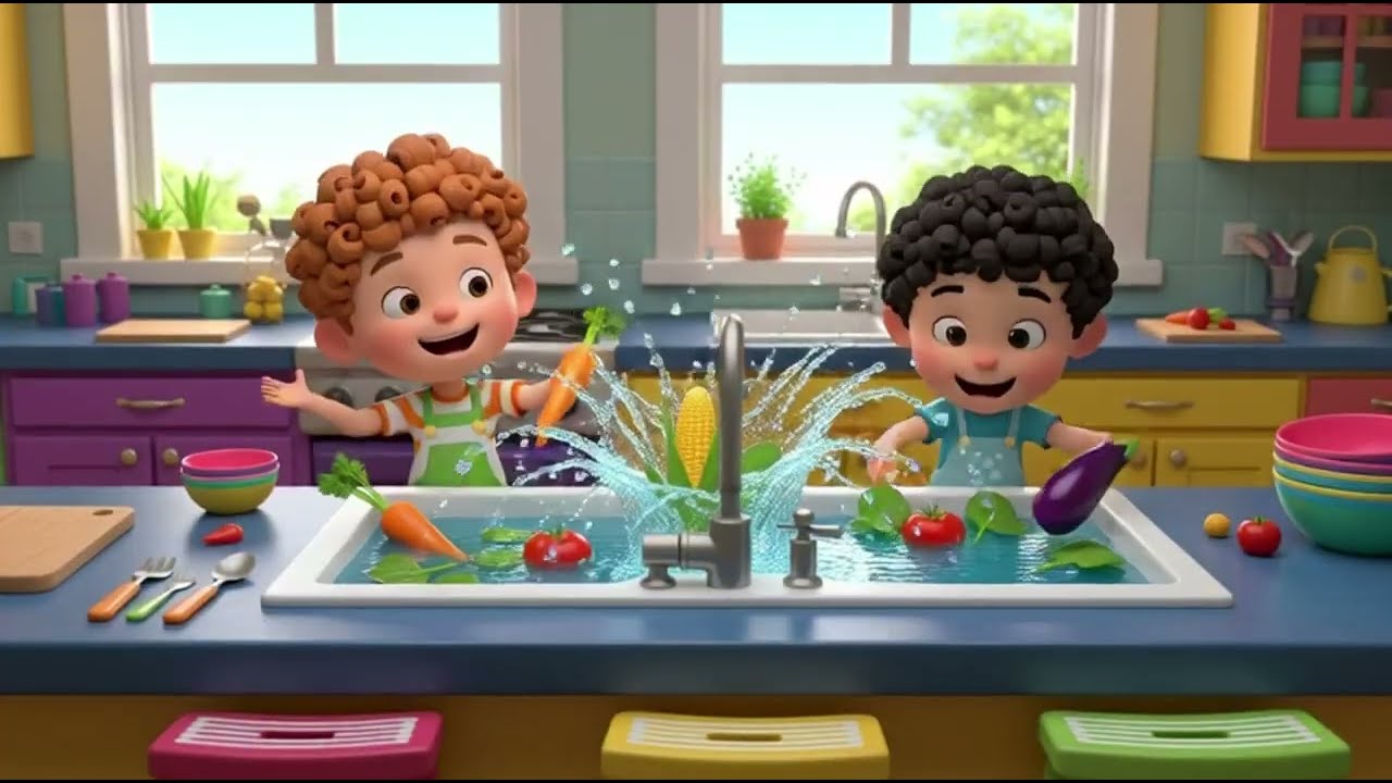 Yummy Veggie Song | Yes Yes Vegetables Song |  Nursery Rhymes & Kids Songs