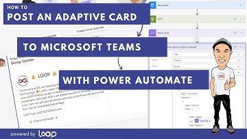 How to post an adaptive card to Microsoft Teams from an external API