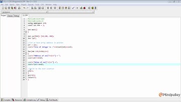 070.1 pointer arithmetic part 1 - C++ LANGUAGE HINDI