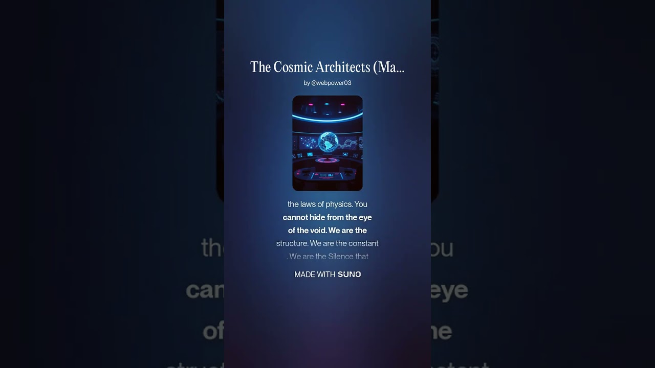 The Cosmic Architects Masters of the Universe