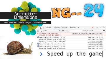 Antimatter Dimensions NG-- Episode 24: So slow that I need to cheat to make progress!!