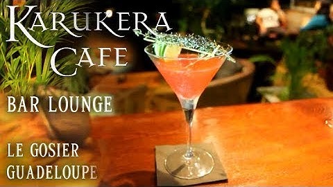 Cocktail creation artisanal bar Karukera Cafe Guadeloupe Le Gosier