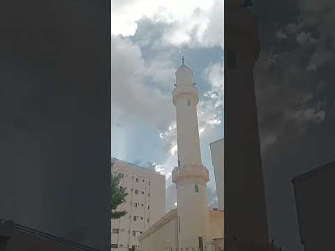 أجواء جميله المدينة المنورة المدينة بعد امطار غزيرة اليوم الأحد مطر غيوم مسجد المدينة الان