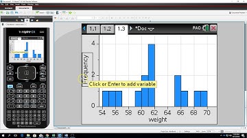 Dotplots and Histograms on the TI-Nspire
