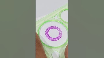 Magic ruler | satisfying #spirograph #shorts #asmr