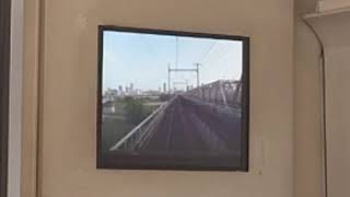 智頭急行HOT7000系の車内前面展望動画放映 Realtime In car cabview of Chizu Express HOT7000 DC