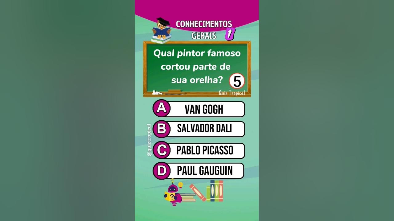 Quiz conhecimentos gerais - Teste seu conhecimento #quiz