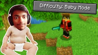 I Played Minecraft BABY MODE screenshot 3