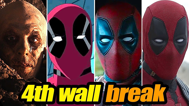 DEADPOOL breaking the 4th wall | 2009-2024