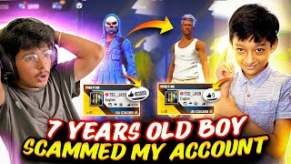 6 Year Old Kid Try To Scam Tsg Jash Free Fire Id😱 || Wasting His 1,00,000 Diamonds -Garena Freefire