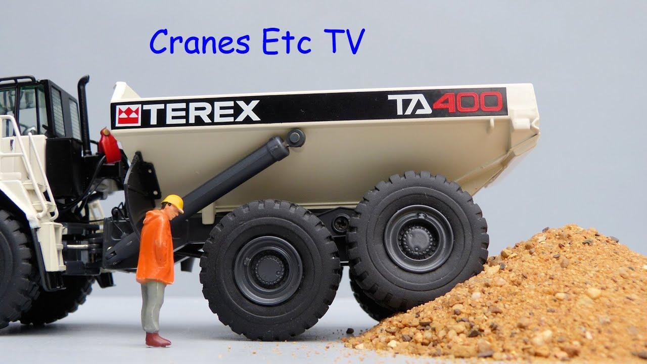 NZG Terex TA400 Articulated Dump Truck by Cranes Etc TV - YouTube