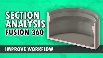 Fusion 360 sectieanalyse