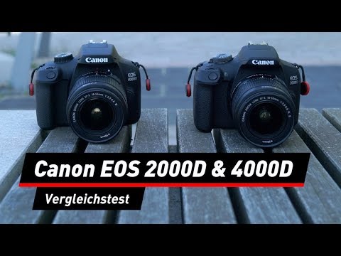 Canon EOS 4000D und 2000D: Der Vergleichstest
