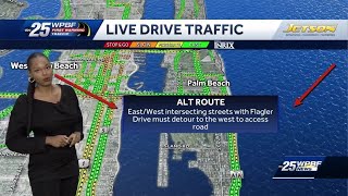 Marathon traffic changes in West Palm Beach