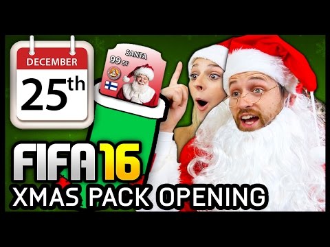 XMAS ADVENT CALENDAR PACK OPENING #25 - FIFA 16 ULTIMATE TEAM