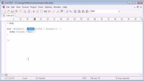 Beginner PHP Tutorial   27   for Loop