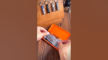 KM00 Titanium Alloy Keychain Belt Clip – Minimalist & Strong EDC Gear