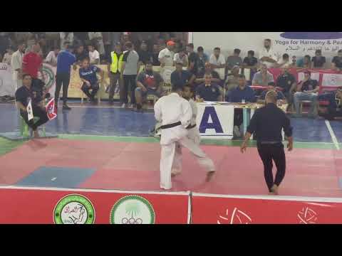 اللاعب امير جنيه ضد اللاعب مؤمن علي نهائيات بطوله العراق وزن 70كغم