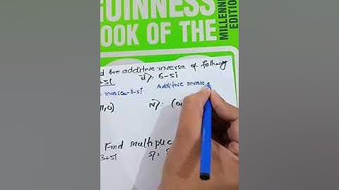 Exercise 1.2 First year maths STB properties of complex number additive and multiplicative inverse