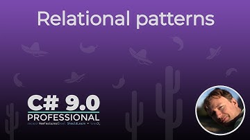 What are Relational patterns used for in C# 9.0?