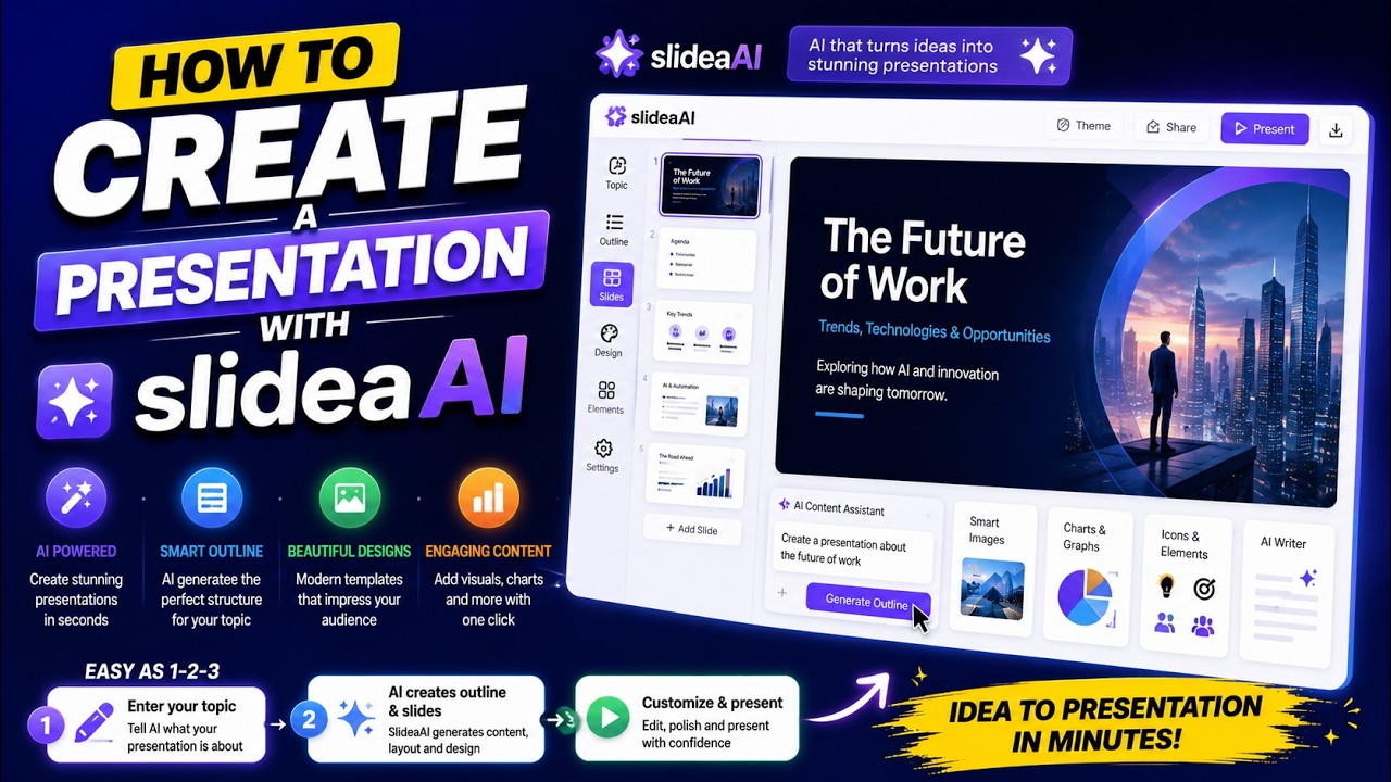 How to Create a Presentation with SlidesAI