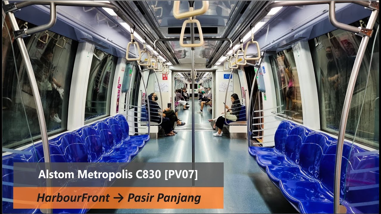 [CCL] SMRT Alstom Metropolis C830 – 807: HarbourFront → Pasir Panjang ...