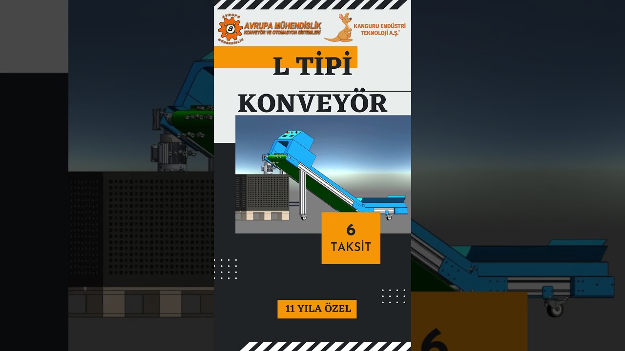 L tipi Askerli Hız Ayarlı inyeksiya konveyer #konveyer #inyeksiyamaşınsı #inyeksiyamaşını