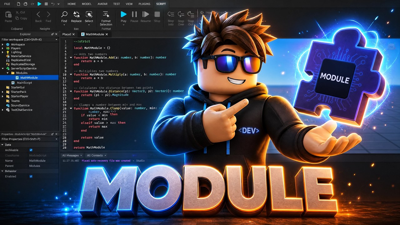 Module Script - Roblox Studio Indonesia #36 - YouTube
