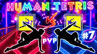 HUMAN TETRIS DUEL | 2 Players PVP Version | 4k Immersive Interactive Warm Up #7 screenshot 5