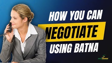 Negotiating Using BATNA and ZOPA